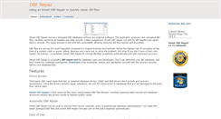 Desktop Screenshot of dbf-repair-tool.com